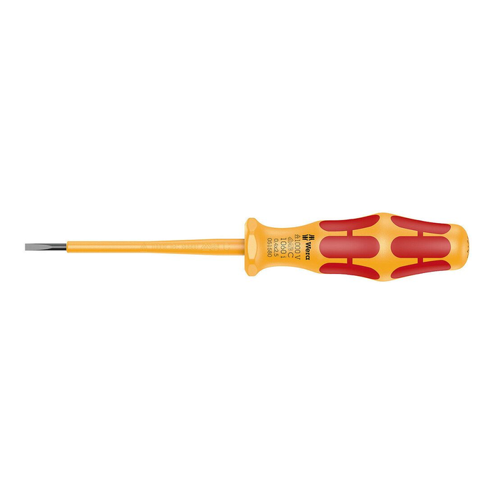 Wkrętak płaski, izolowany Wera Kraftform 1060 i VDE, 2,5 × 0,4 × 80 mm