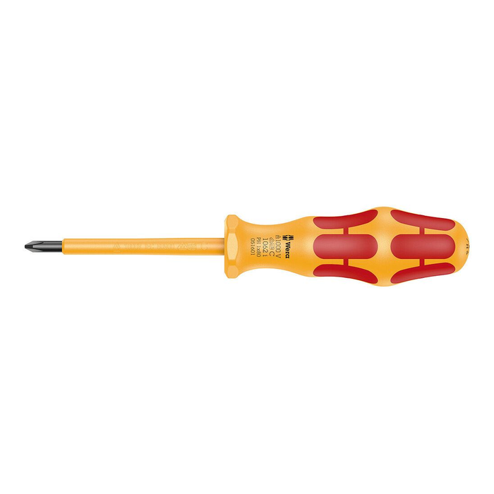 Wkrętak krzyżowy, izolowany Wera Kraftform 1062 i PH VDE, PH 1 × 80 mm