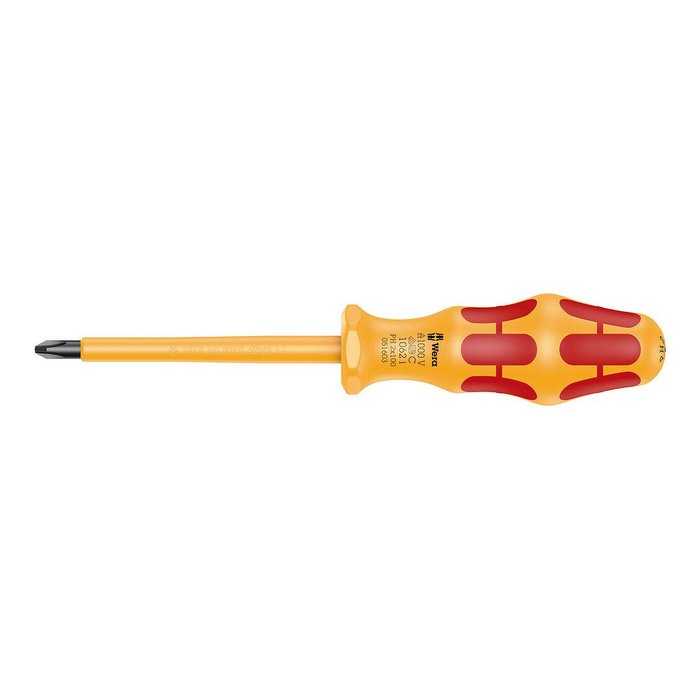 Wkrętak krzyżowy, izolowany Wera Kraftform 1062 i PH VDE, PH 2 × 100 mm
