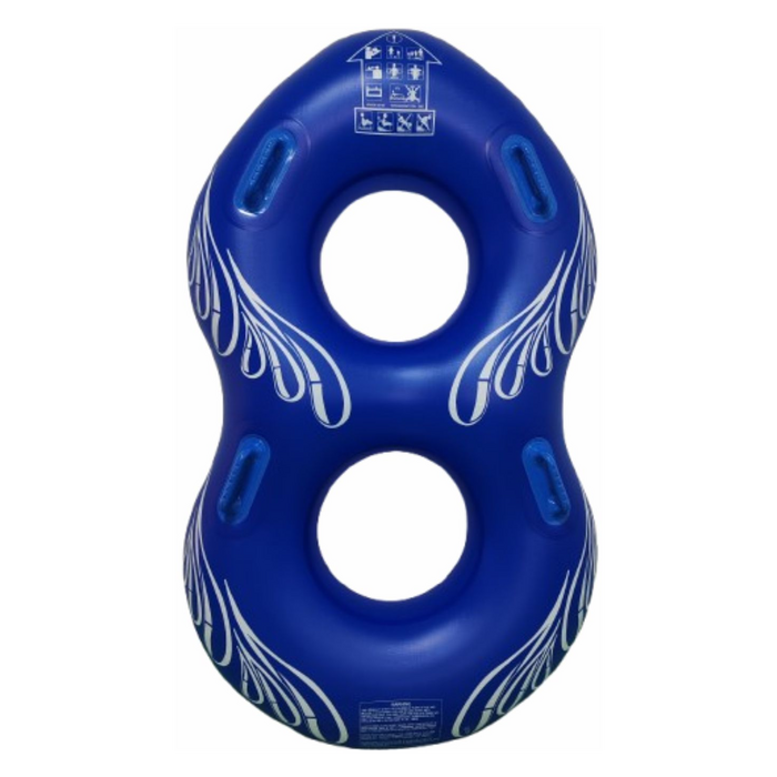 Boia dupla para escorrega aquático e parque aquático, 42 polegadas, GT42DB OS-S8 HD, alta durabilidade, azul-marinho