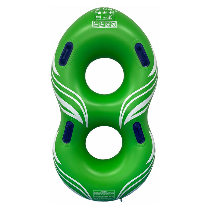Su kaydırağı ve aquapark için çift kişilik bot, 42 inç, BT42DG OS-S8 HD, yüksek dayanıklılık, yeşil