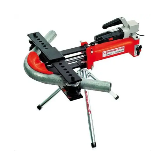 套装：液压弯管机 ROTHENBERGER ROBULL ME，带闭式框架及 Ø 3/8–2″ 弯管附件，230 V 电源