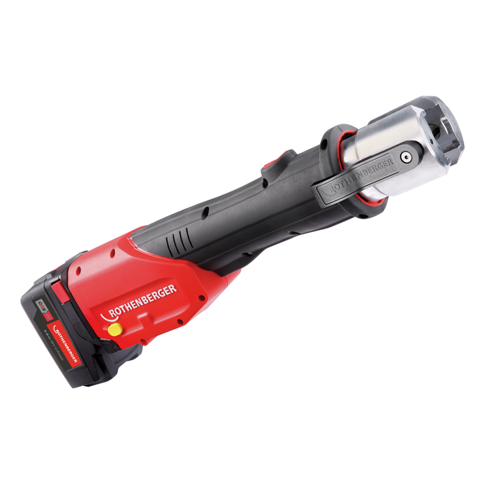 套装：充电式压接机 ROTHENBERGER ROMAX 4000，带 CAS 系统电池和充电器