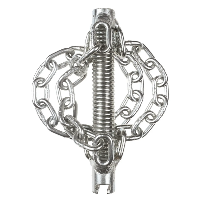 Chain spinning head for 16 mm spiral ROTHENBERGER, four chains