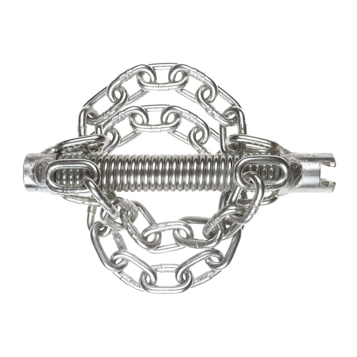 Chain spinning head for 22 mm spiral ROTHENBERGER, four chains