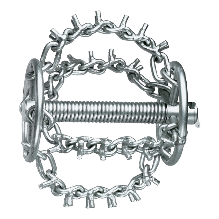 Насадка цепная для спирали 22 mm ROTHENBERGER, 4 цепи с шипами, с кольцом, диаметр 65 mm