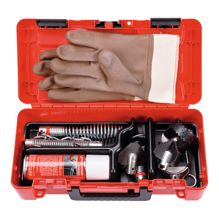 Set of 11 tools for 22 mm pipe cleaning spiral ROTHENBERGER