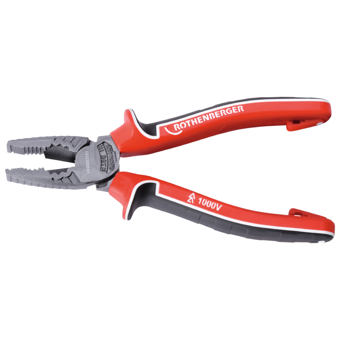 Electrician's combination pliers ROTHENBERGER, 1000 V insulated, 180 mm