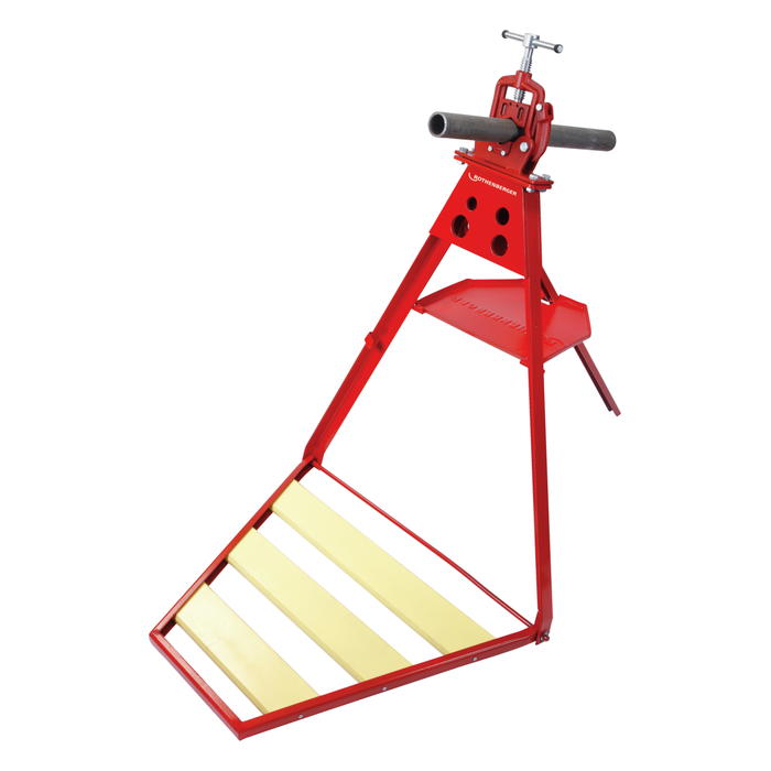 Workstand with yoke pipe vice 1/8″–2″ ROTHENBERGER, folding