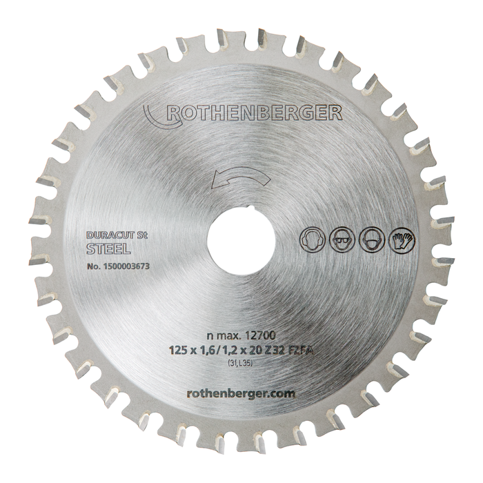 Saw blade for steel DURACUT St, for ROTHENBERGER PIPECUT mini