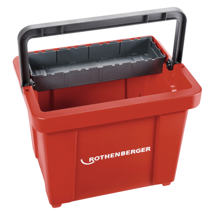 Tool bucket ROTHENBERGER ROBUCKET, with ROBOX organizer