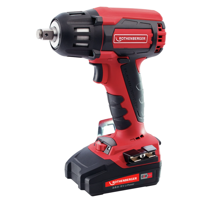 SET: Cordless impact wrench 18 V ROTHENBERGER RO ID400 with accessories in a ROCASE case