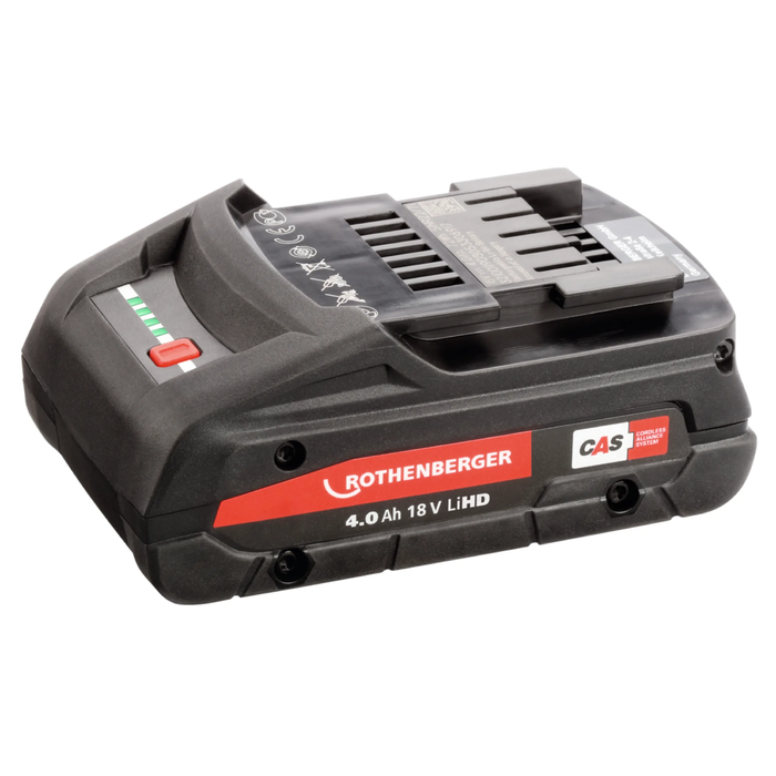 بطارية ROTHENBERGER RO BP 18/4 Li-HD، ‎18 V 4 Ah، CAS