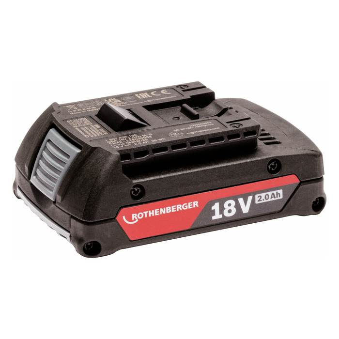 Batteria ROTHENBERGER RO BP 18/2, AMPShare, 18 V 2 Ah