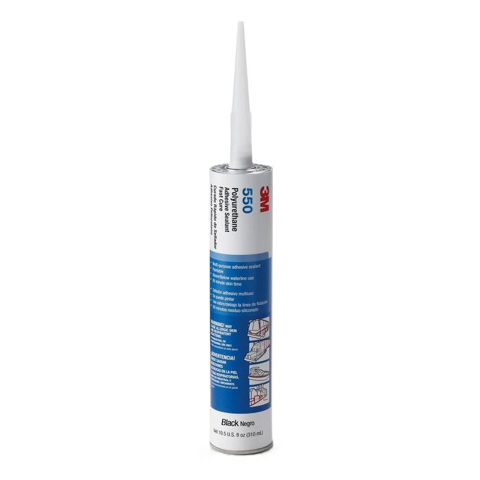 Poliuretanowy klej uszczelniający 3M™ 550 Fast Cure, czarny, 310 ml