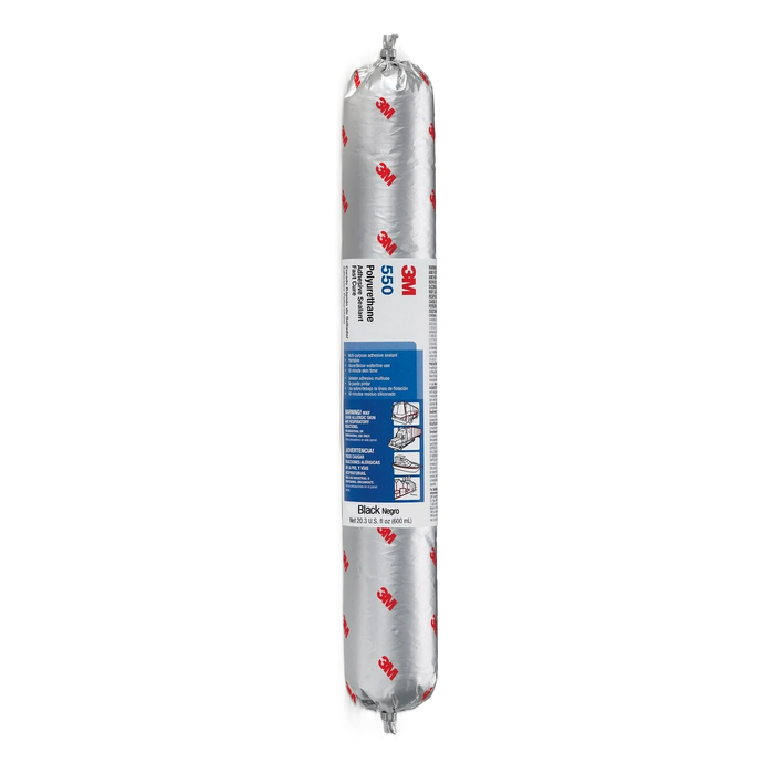 Poliuretanowy klej uszczelniający 3M™ 550 Fast Cure, czarny, 600 ml
