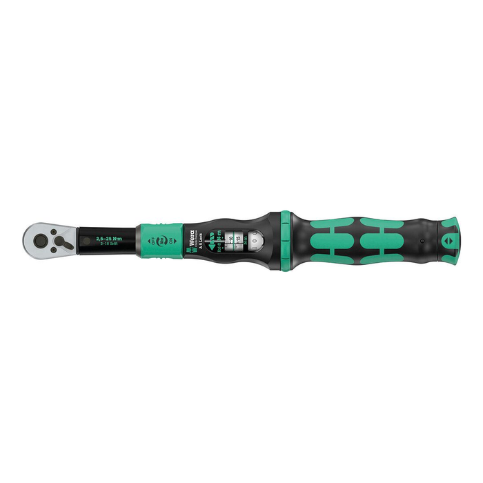 Klucz dynamometryczny Wera Click-Torque Lock A 5, z funkcją Torque Lock i grzechotką, 1/4˝, 2,5-25 Nm