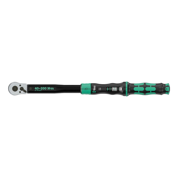 Klucz dynamometryczny Wera Click-Torque Lock C 3, z grzechotką i funkcją Torque Lock, 1/2˝, 40-200 Nm