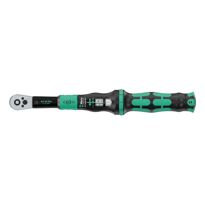 Klucz dynamometryczny Wera Click-Torque A 5 R/L, Torque Lock, do dokręcania w prawo i lewo, 1/4˝, 2,5-25 Nm