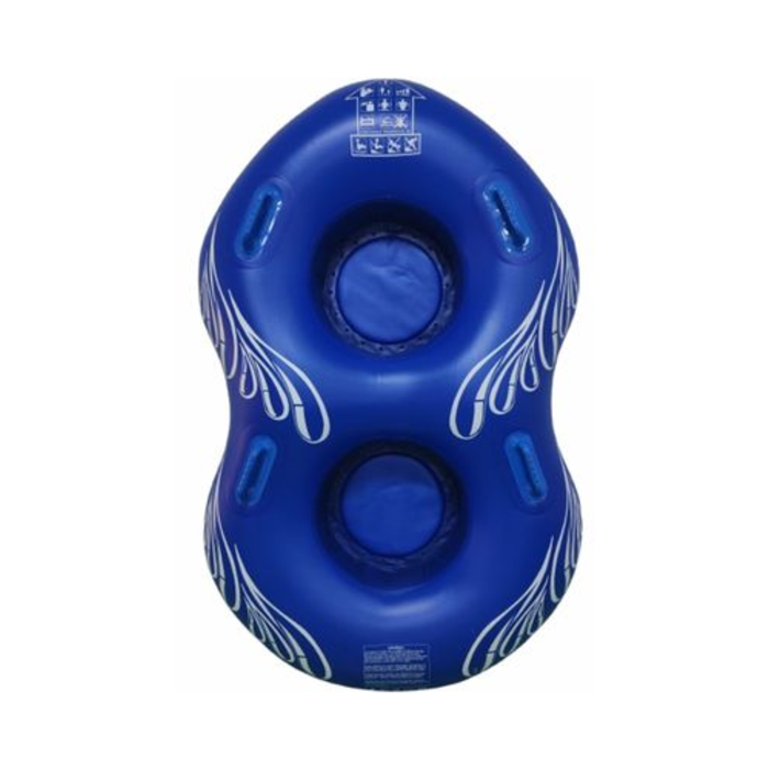 2-Personen-Rutschreifen mit Boden für Wasserrutsche und Wasserpark, 48 Zoll, GT48DB OS-S8 HD wF, hohe Haltbarkeit, marineblau
