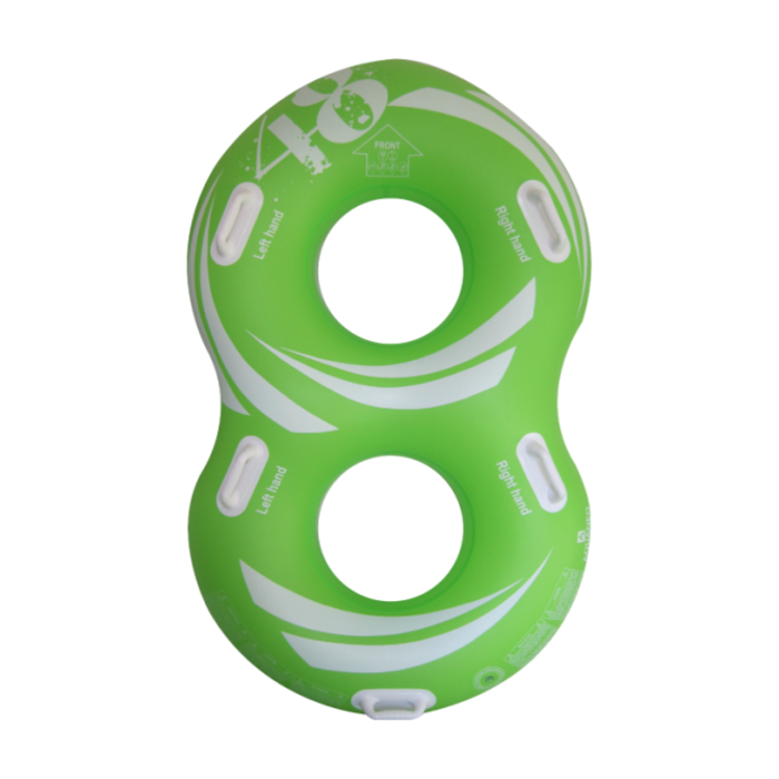 Boia dupla para escorrega aquático e parque aquático, 48 polegadas, HB-2F8-48G, verde