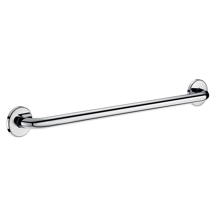 DELABIE straight grab bar for people with reduced mobility, tube Ø25mm, 600 mm centres, bright stainless steel