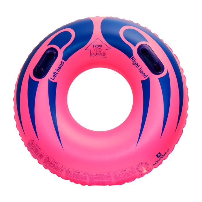1-Personen-Rutschreifen für Wasserrutsche und Wasserpark, 48 Zoll, ZLG48HPE, pink mit Muster
