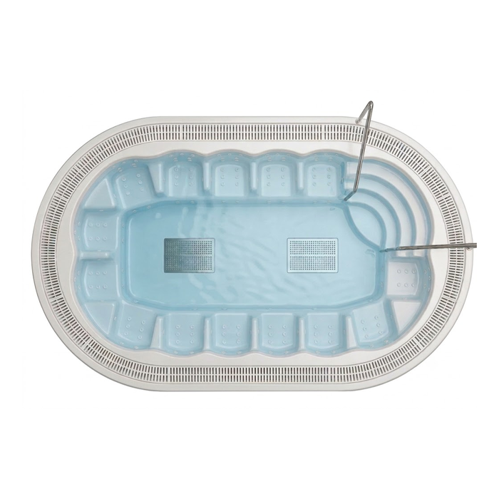 Large-format spa pool for public facilities for up to 14 people, BaraCuzza model