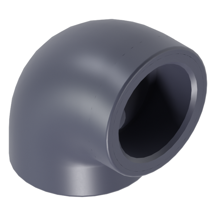90° reinforced elbow PVC-U CEPEX UP.01.SFTR 40 mm × 1¼