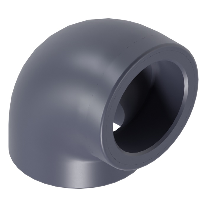 90° reinforced elbow PVC-U CEPEX UP.01.SFTR 63 mm × 2