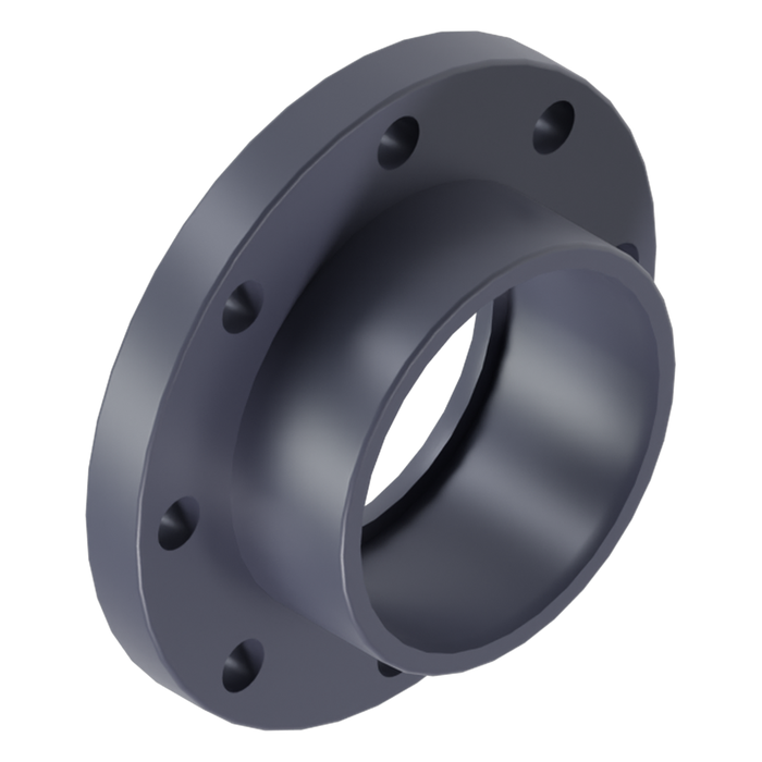 Flange adaptor (stub and backing ring) PVC-U CEPEX UP.25.FLG 160 mm