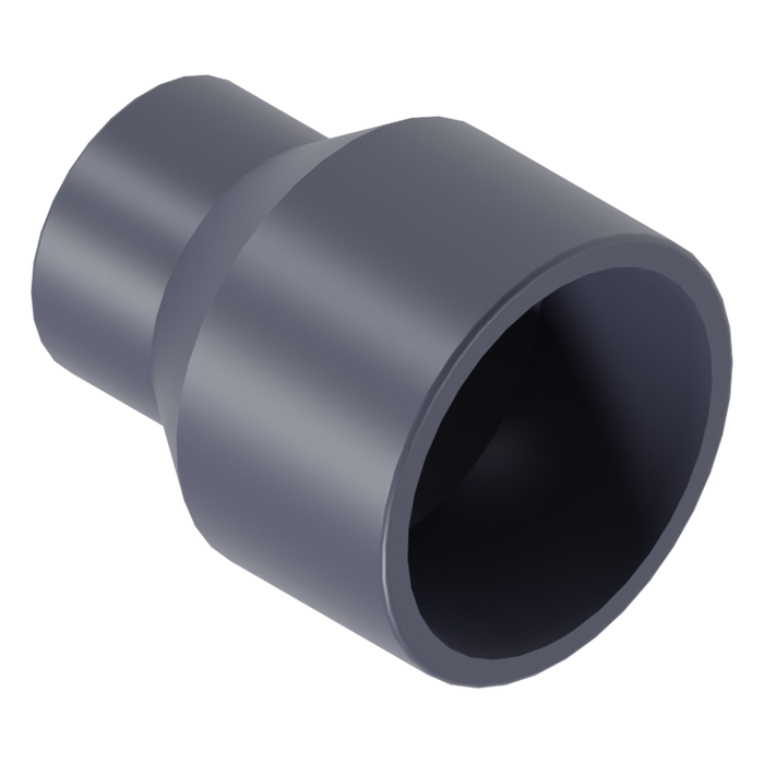 Conical reducer PVC-U CEPEX UP.09.SMF 75 - 63 x 40