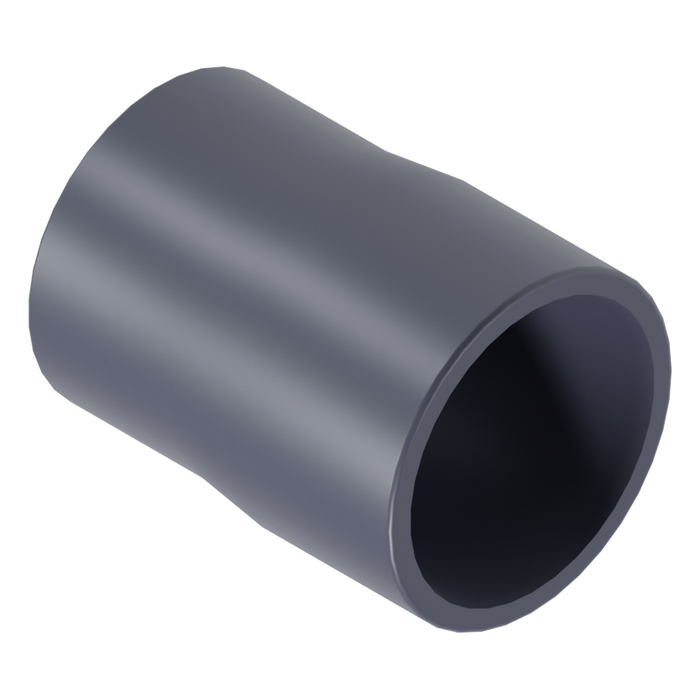 Conical reducer PVC-U CEPEX UP.09.SMF 90 - 75 x 75