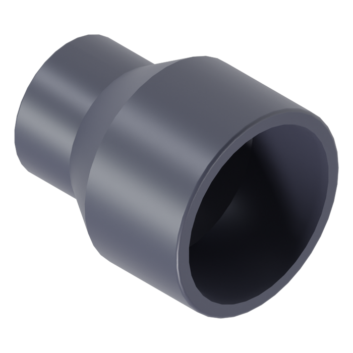 Conical reducer PVC-U CEPEX UP.09.SMF 90 - 75 x 50
