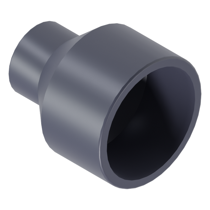Conical reducer PVC-U CEPEX UP.09.SMF 90 - 75 x 40