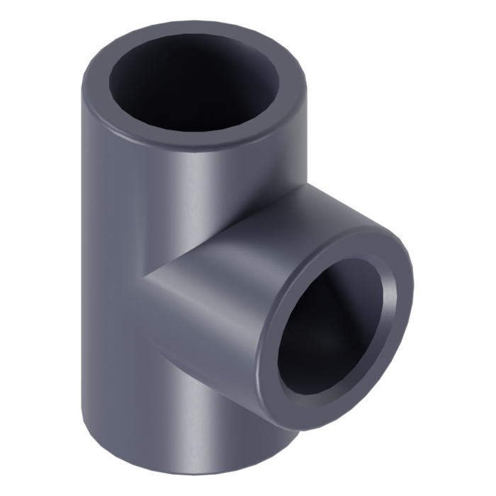 90° tee PVC-U CEPEX UP.03.SFT 20 mm × ½