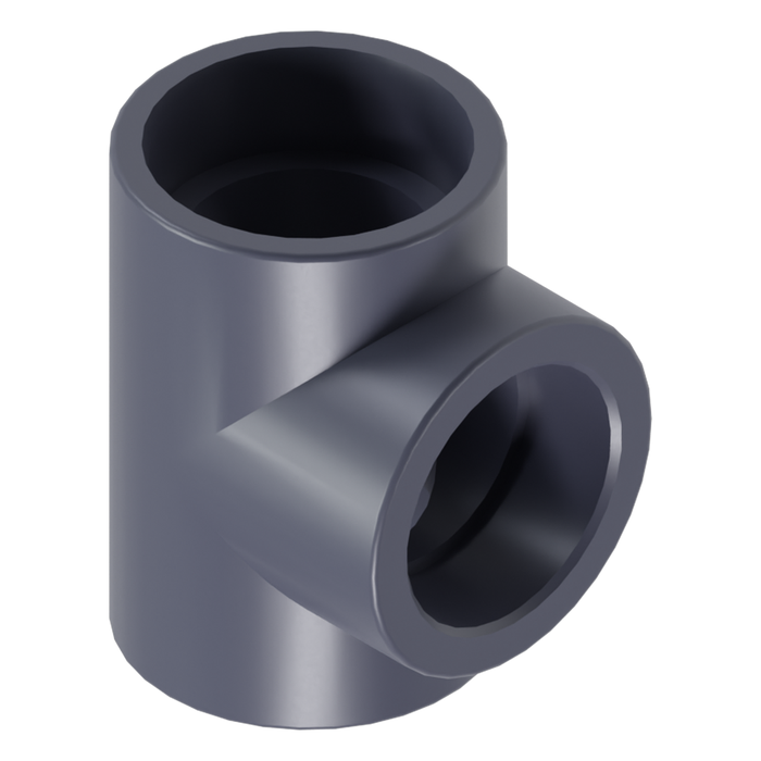90° tee PVC-U CEPEX UP.03.SFT 63 mm × 2