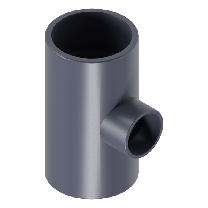 Trójnik redukcyjny 90° PVC-U CEPEX UP.04.SFG 110 mm × 63 mm
