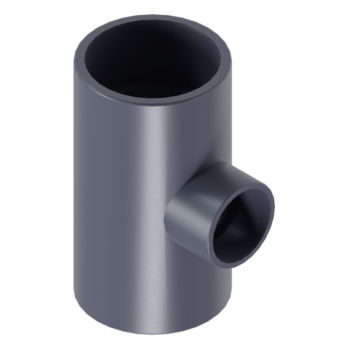 Trójnik redukcyjny 90° PVC-U CEPEX UP.04.SFG 125 mm × 75 mm