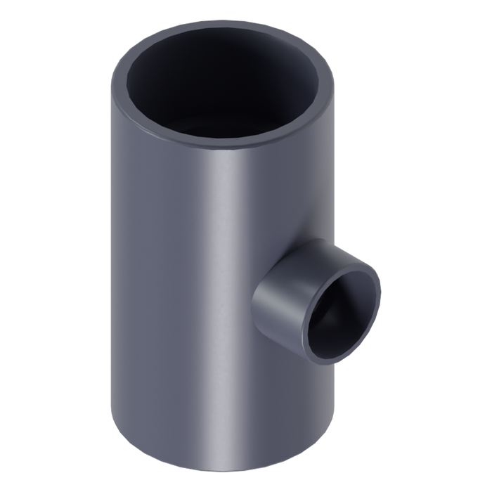 Trójnik redukcyjny 90° PVC-U CEPEX UP.04.SFG 125 mm × 63 mm