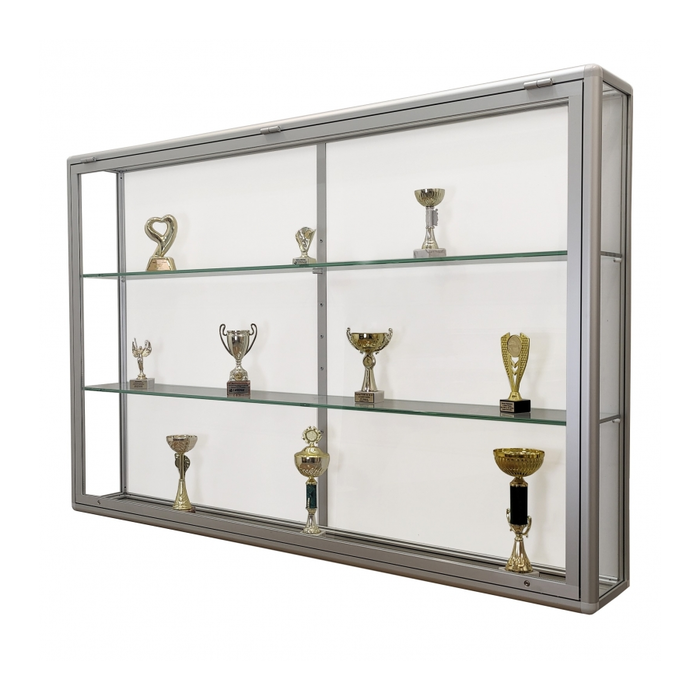 Vitrine voor trofeeën, met glas GP-S 180 × 120 × 25 cm