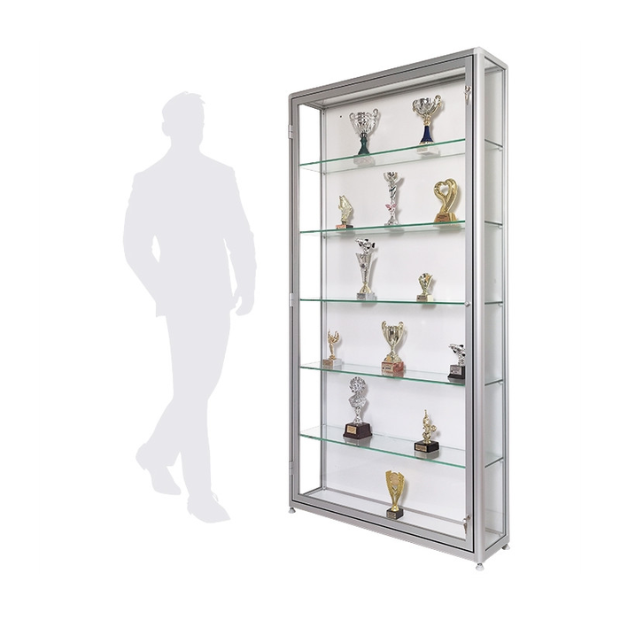 Vetrina espositiva a colonna GST1 100 × 190 × 25 cm