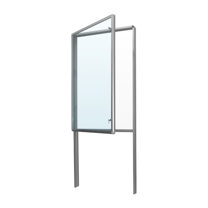 Utendørs, frittstående vitrine GOZ-WL 50 × 100 cm