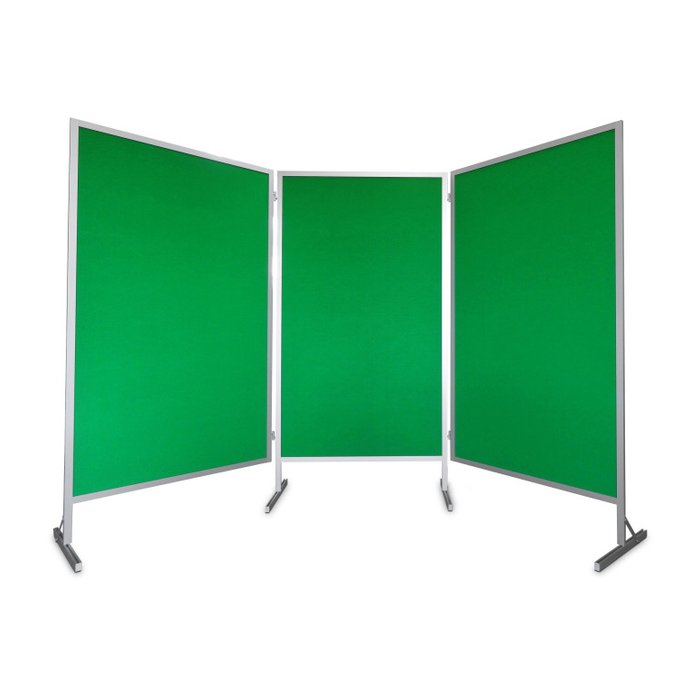 Three-module screen board, freestanding 3 × 100 × 170 × 190 cm