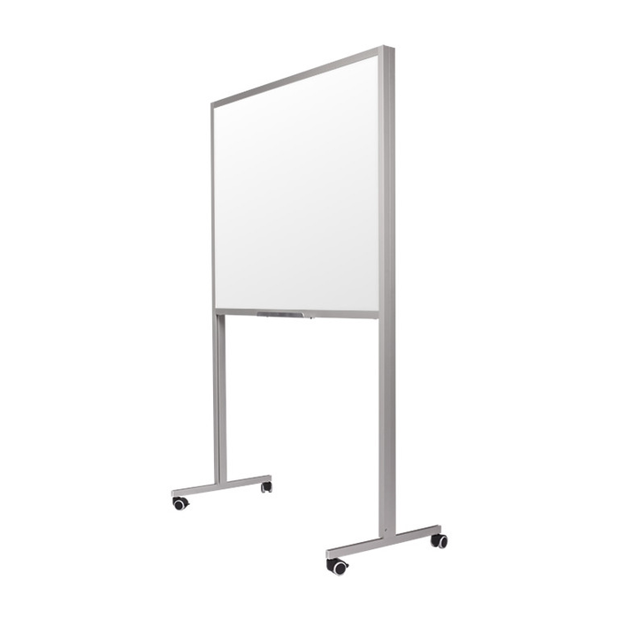 Fritstående tavle 120 × 100 × 190 cm, magnetisk tørreslette