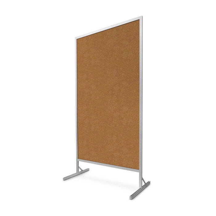 Freestanding screen board 100 × 170 × 190 cm, cork