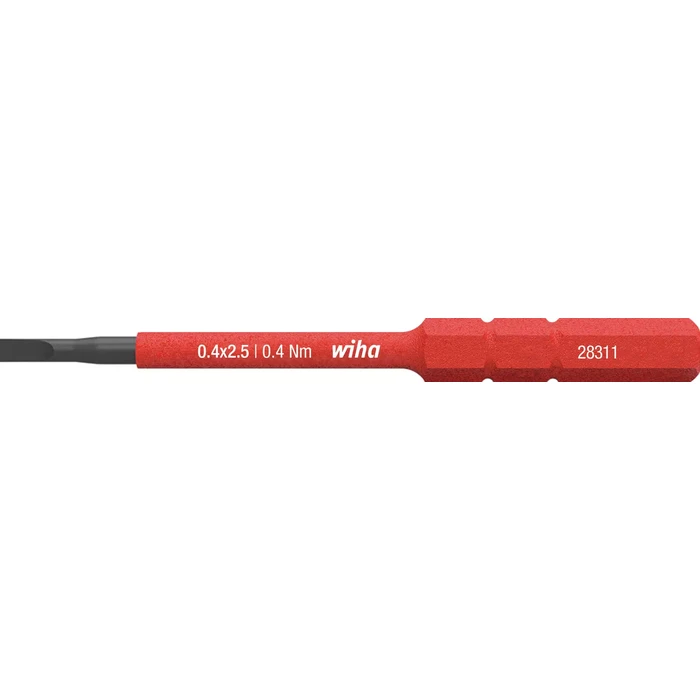 Wiha slimBit electric slotted 2.5 mm × 75 mm 34578