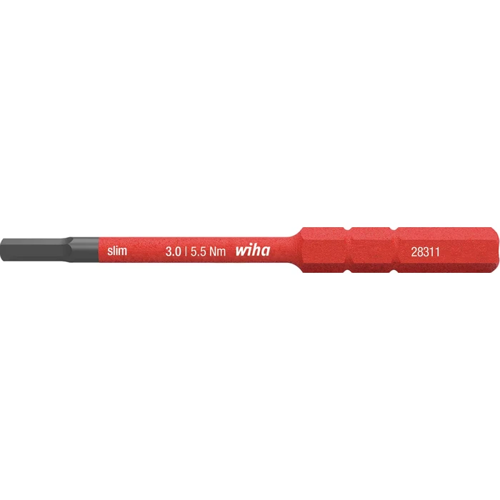 Wiha slimBit electric hex 3.0 mm × 75 mm 37147