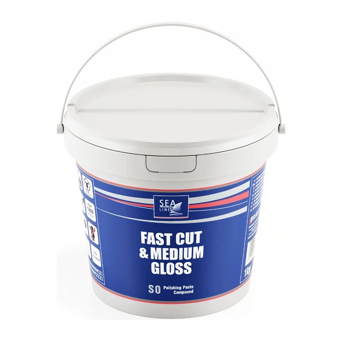 Polerpasta Sea-Line S0 FAST CUT & MEDIUM GLOSS, 1 kg