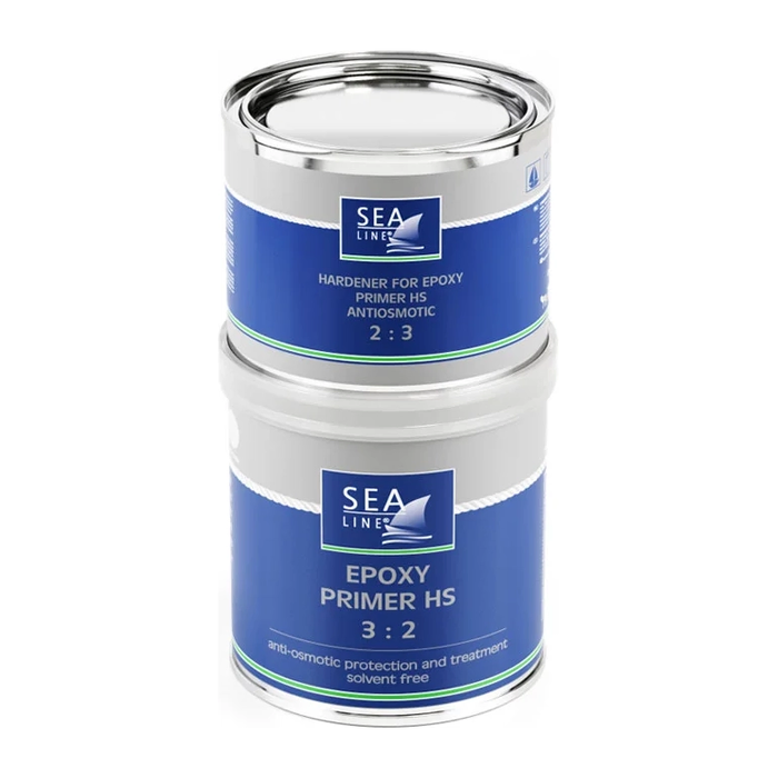 Apprêt époxy anti-osmose Sea-Line HS 3:2 kit, gris, 750 ml